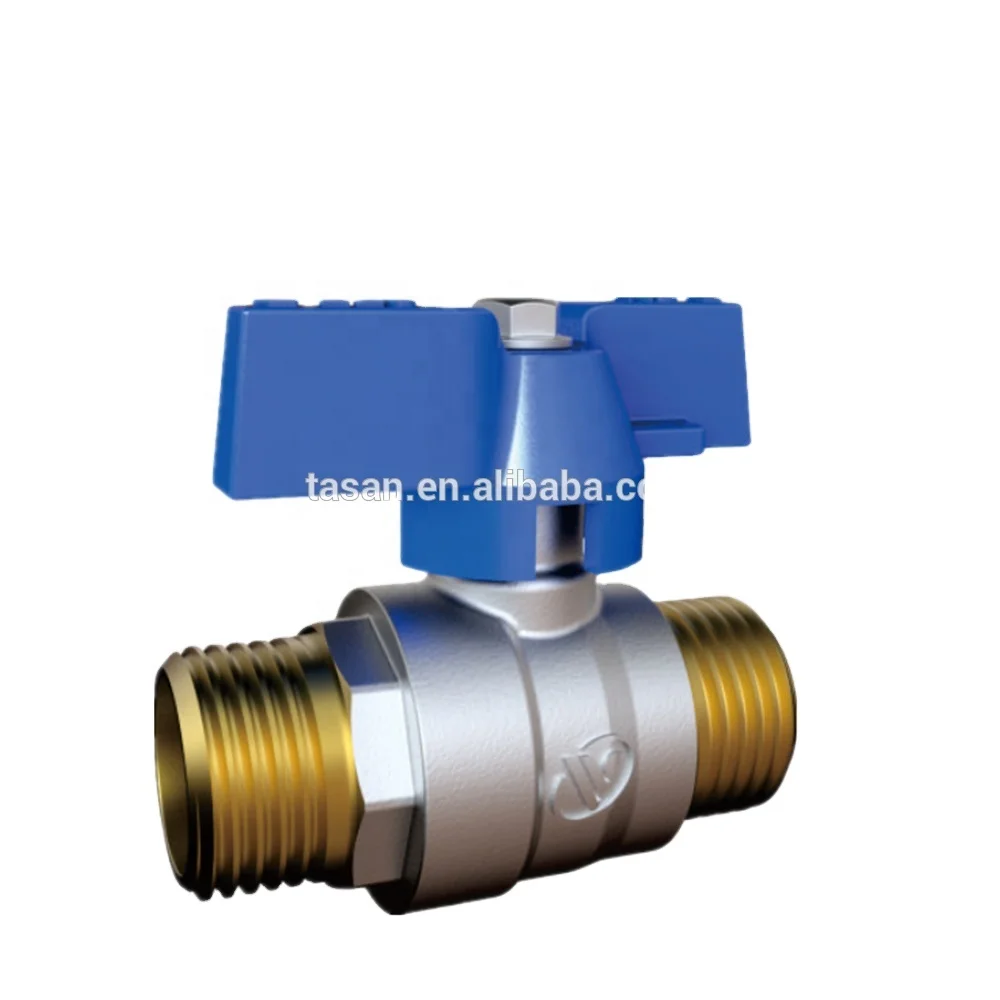 S1106 40 brass ball valve M M