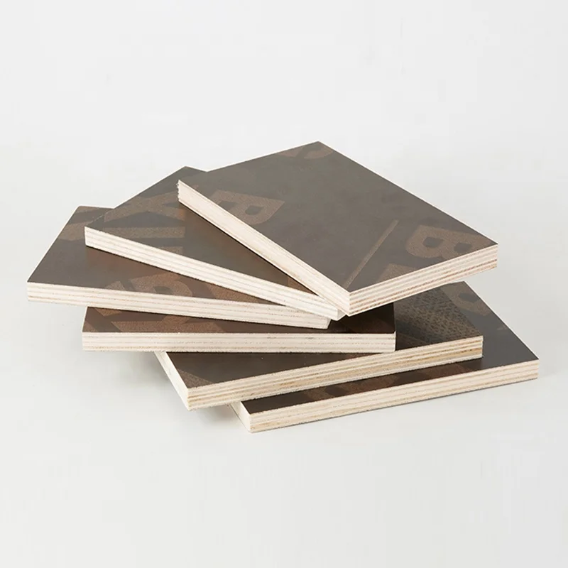 4*8Ft 12mm Strong Water-proof Wear Resistance Impact Resistance High Quality Hardwood Formwork Plywood Film Faced Plywood
