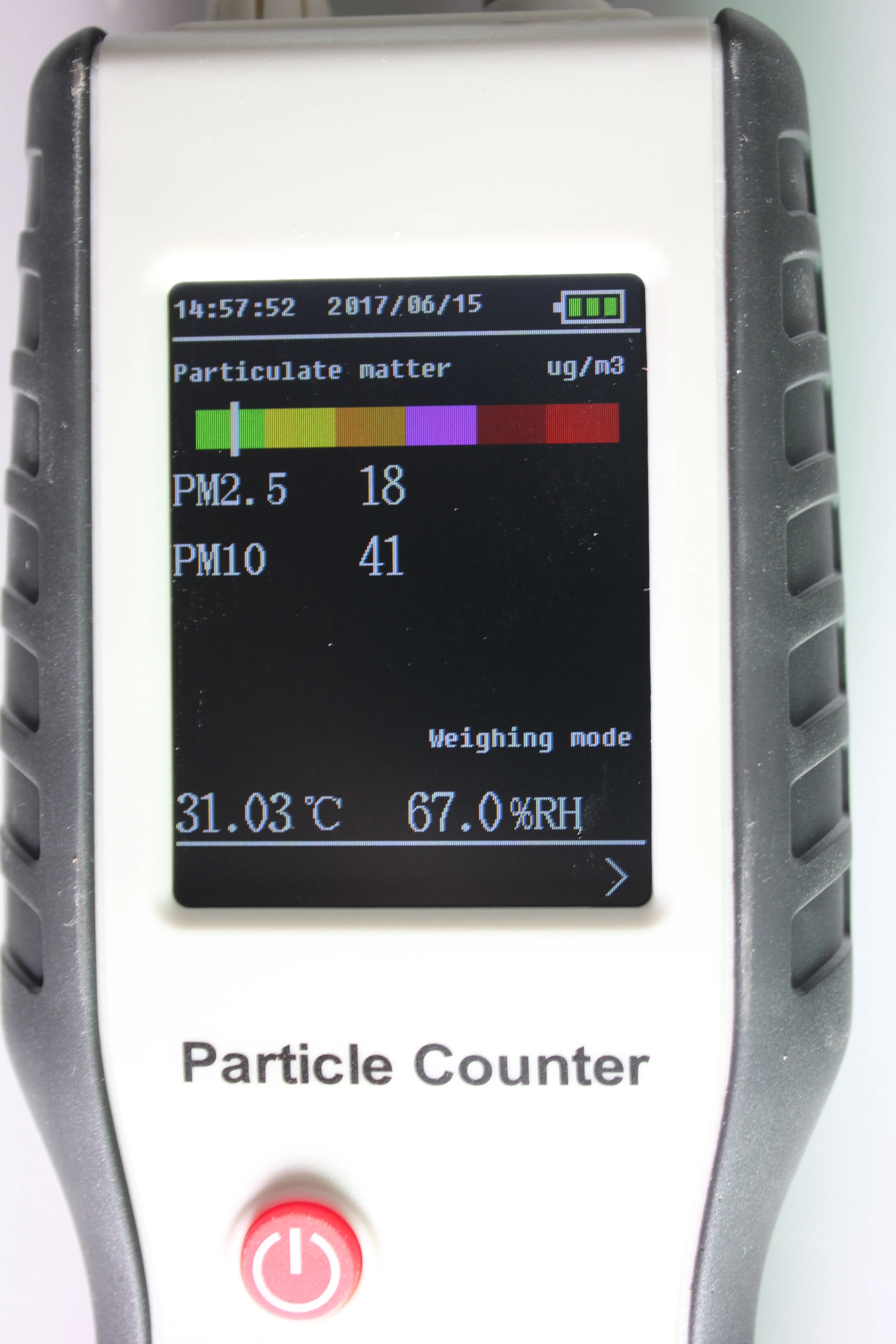 HT-9600 air analyzer measuring PM2.5 PM10 counting of dust particles temperature and humidity air quality detector meter