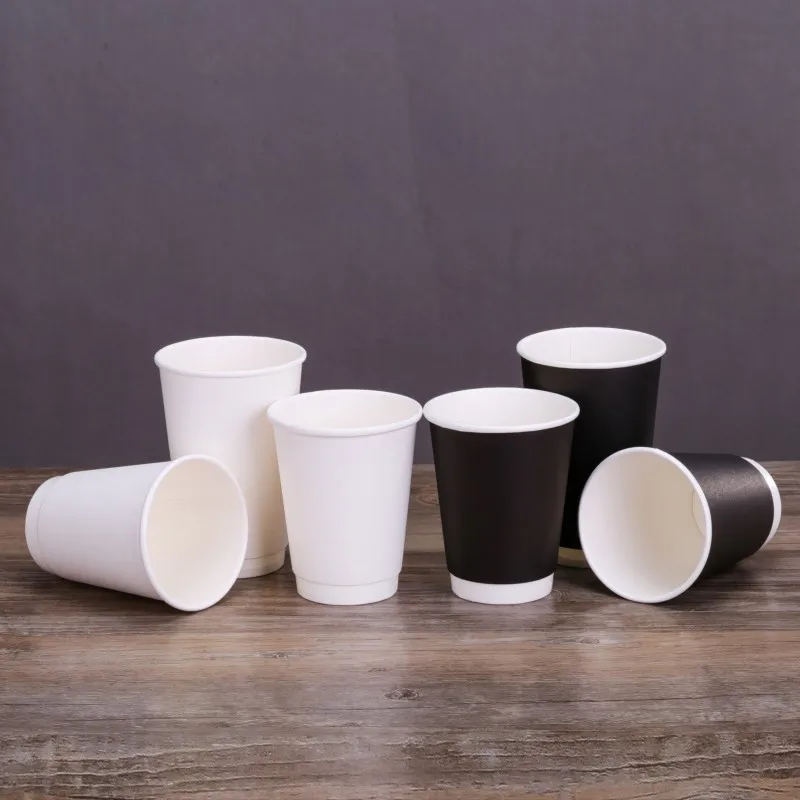 manufacturer compostable takeway hot biodegradable disposable paper coffee cups custom logo big paper cup