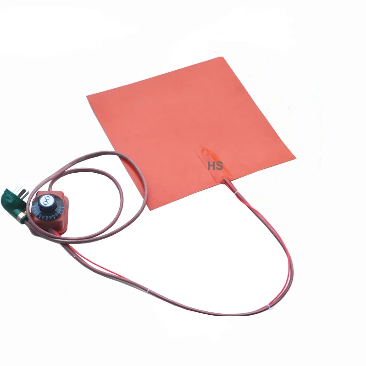 3D Printer Silicone Rubber Heater Heating Pad Flexible Heaters