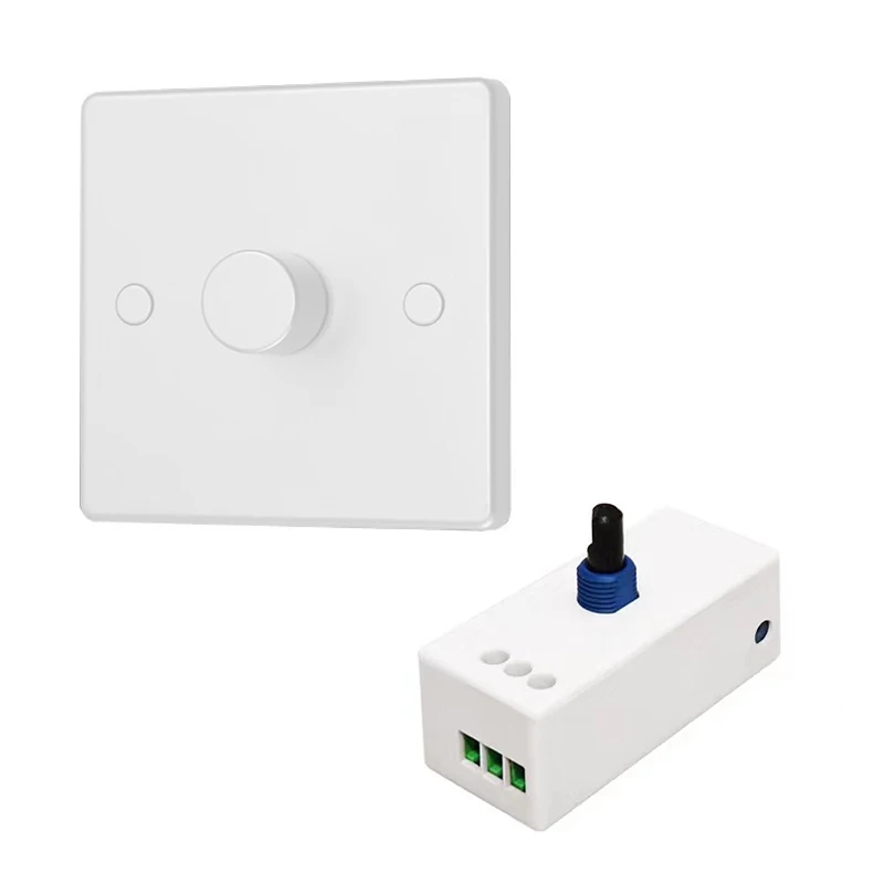 Factory High Quality 3 Color Selection Rotary Control Button UK/RV Dimmer Switch Silky Dimming CE RoHS REACH Certified