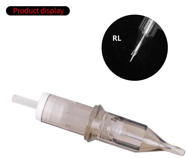 Revolution Cartridge Tattoo Needle Round Liner 0.35mm Long Taper RL/M1/RM Safety Membrance for Cartridge Machine and Grip