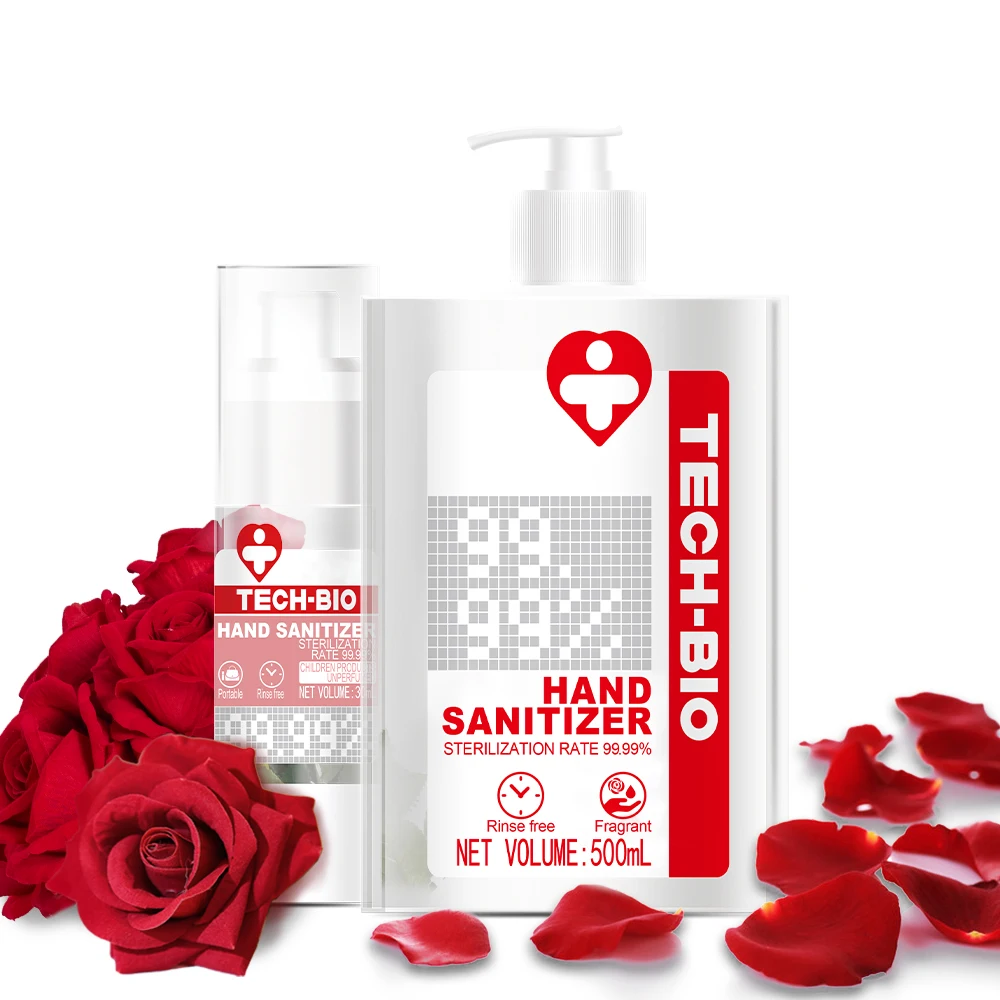 Professional 500ml 75% alcohol hand sanitizer antibacterial gel wash soap OEM manufacturer