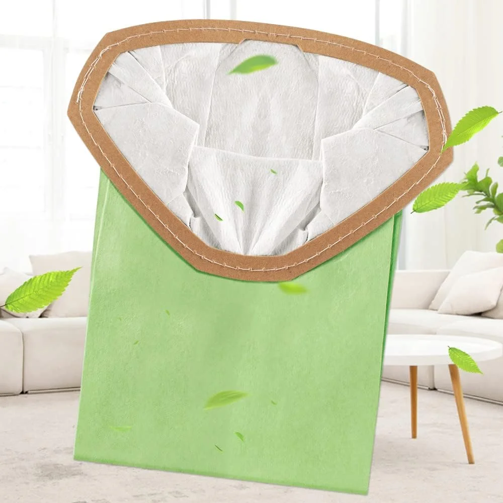 Green Paper Dust Bag Replacement for Prot eam 107314 Proteam 6QT Vacuum Cleaner Dust bag Filter Bag Vacuum Cleaner Accessory