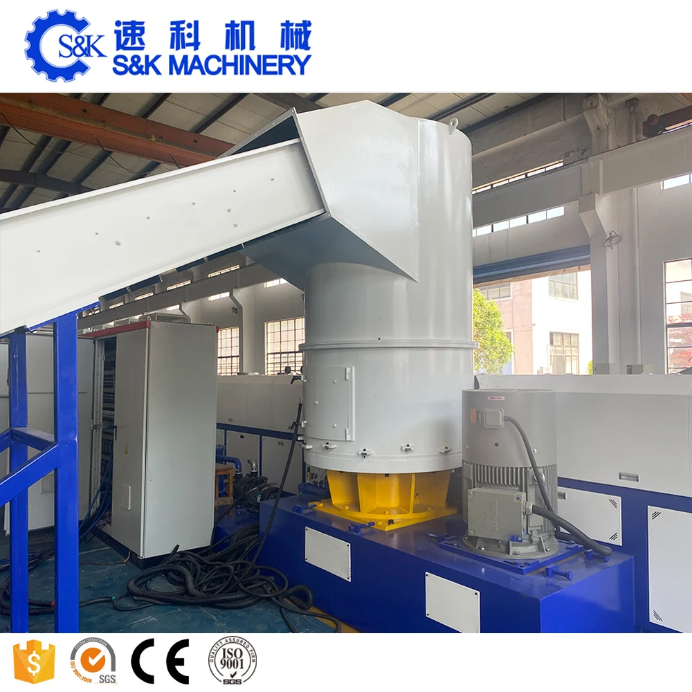 Plastic PVC/SPVC/WPC Die Face Hot Cutting Granulation Pelletizing Granulator Extrusion Production Line