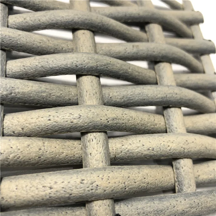 Plastic wicker of outdoor furniture use