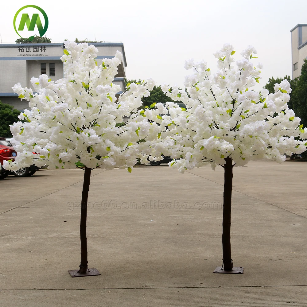 cherry blossom tree table for wedding  Silk flower tree artificial cherry blossom tree for wedding dining-table decoration