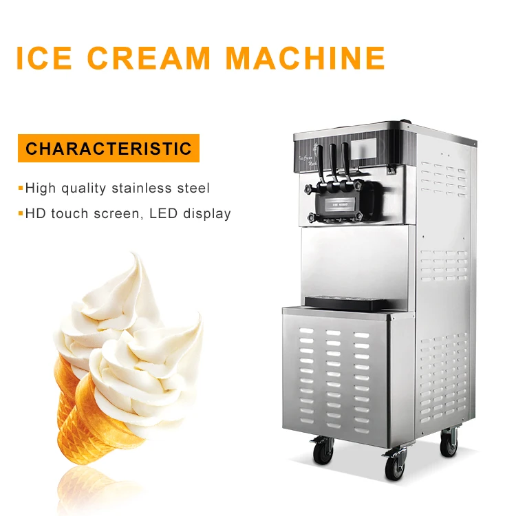 high potential yogurt ice cream machine soft serve commercial ice cream making machine