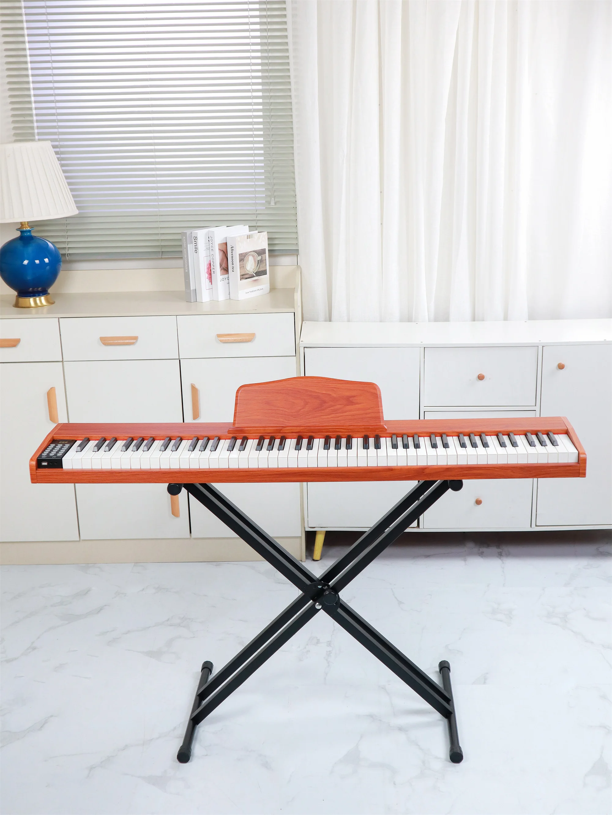 BADU Music wooden electronic piano 88-keys touch sensitive piano keyboard with MIDI 200 Timbre musical keyboard from China
