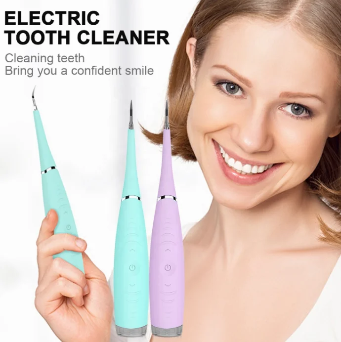 Portable Waterproof Rechargeable High Frequency Electric Dental Calculus Remover Oral Tooth Cleaner
