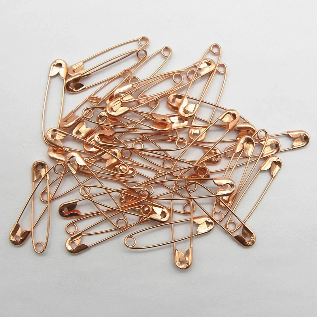 Rose Gold environmental protection pin 28mm/38mm metal safety pin
