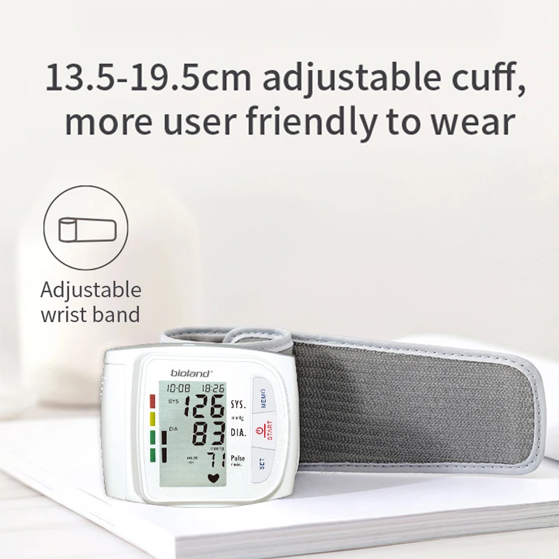 Монитор артериального давления на запястье автоматический цифровой