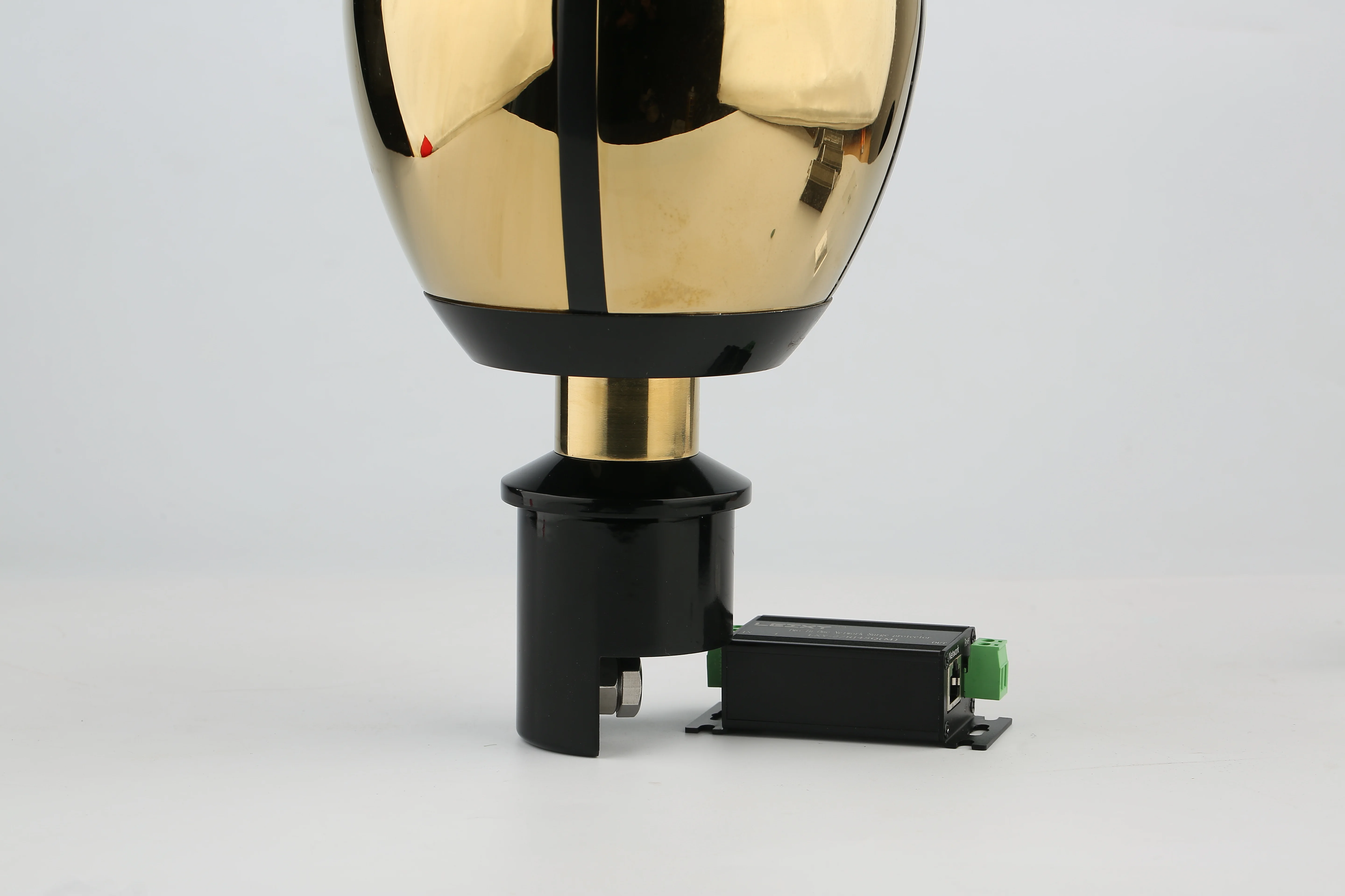 lightning rod with base copper rod lightning arrester 12 kv porcelain