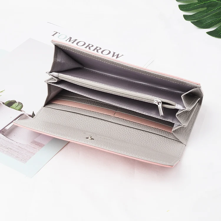 Low price ladies pars hand ladies wallet multi long compartments cheap ladies wallets