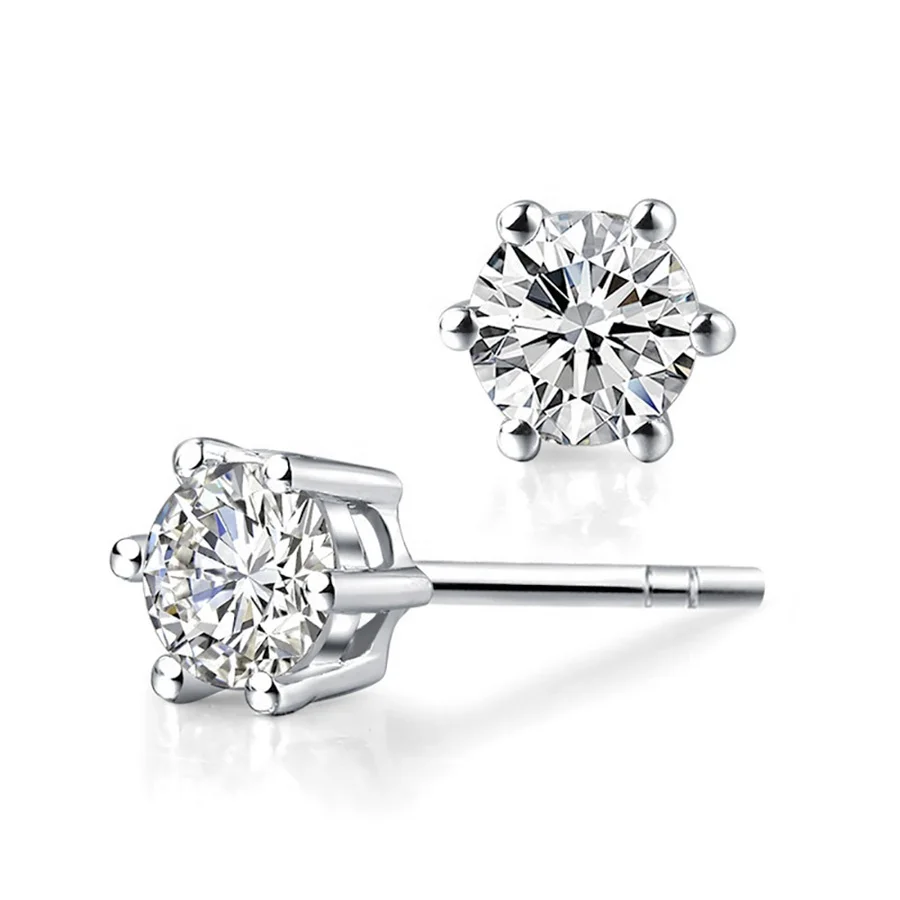 Прямая продажа с фабрики высокое качество серьги-гвоздики для женщин ювелирные изделия стерлингового серебра 925 Серьги