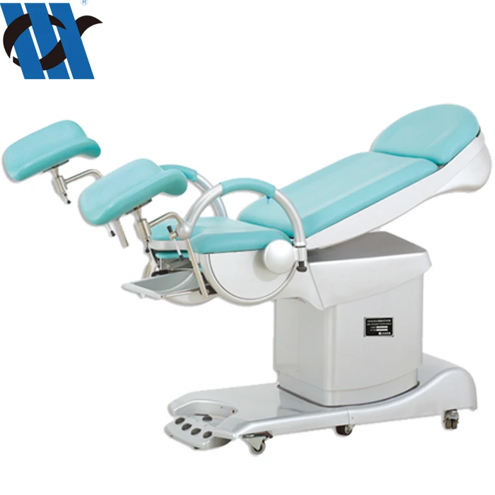 KL-FS Hospital Electrical Obstetric Gynecological with Swivel System Comfortable Mattress Sponge Medical Delivery Bed