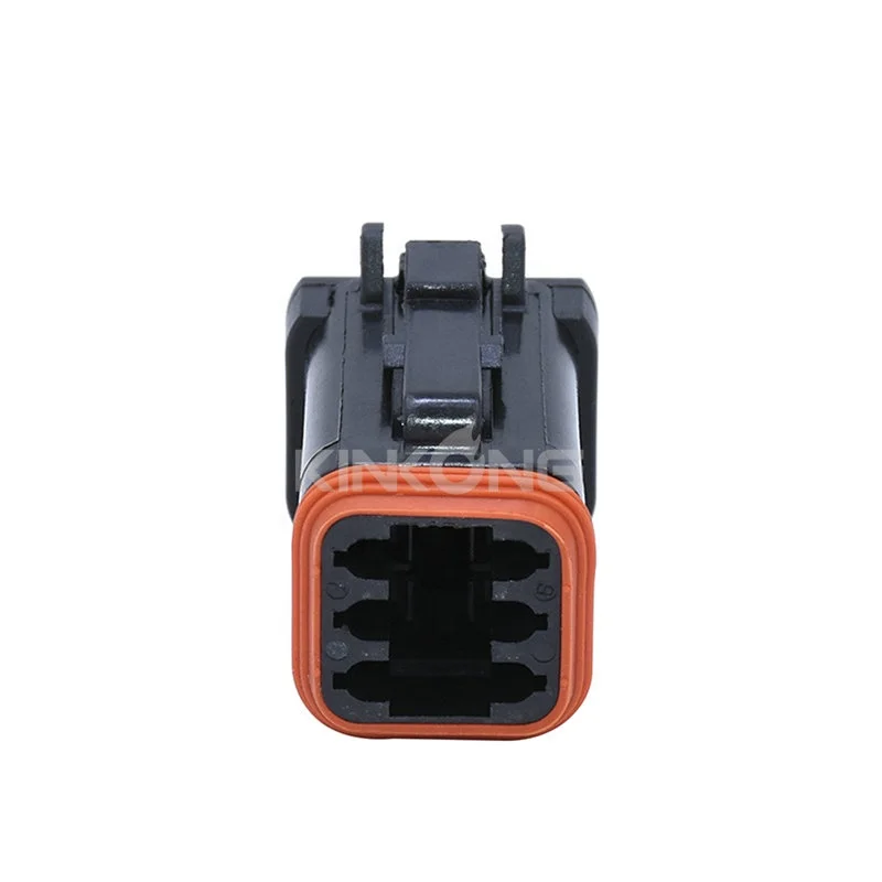 6-контактный Женский черный водонепроницаемый кабель серии Deutsch DT жгут проводов автомобильный разъем DT06-6S-EP06