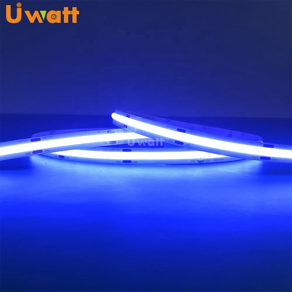 New Arrival 12V 24V White Red Green Blue 384 Chips No Lighting Dot COB LED Strip