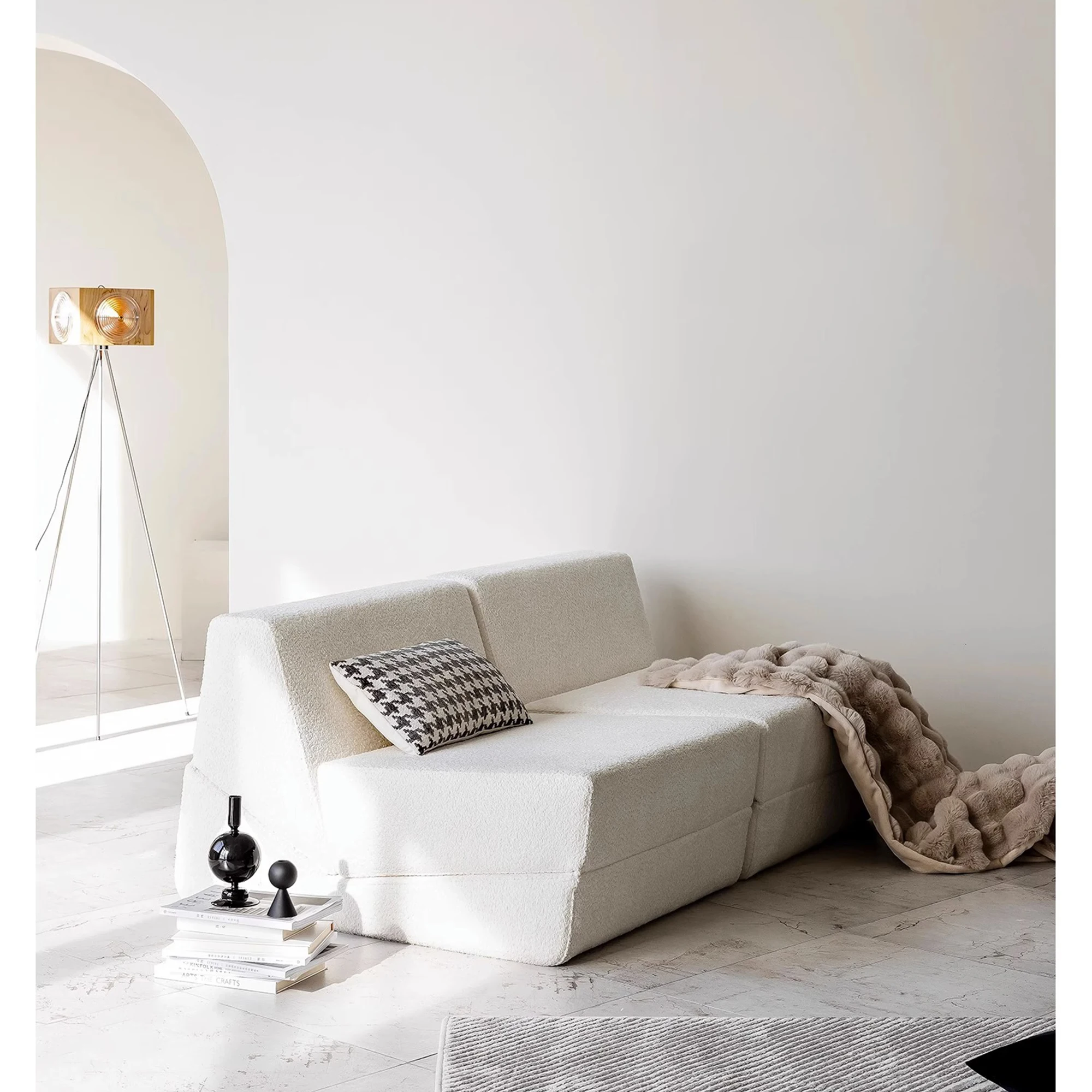 Customizable size cum bed sofa furniture living room with sleeping function used sofa sets foldable compressed self blowup sofa