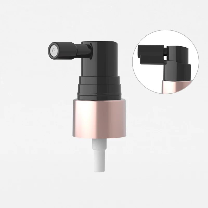 Fancy perfume plastic mist sprayer pump fine mist spray gold