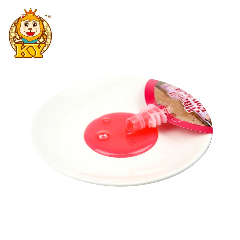 Hot Selling Fruity Squeeze Jam Sour Liquid Candy Sweets for Kids
