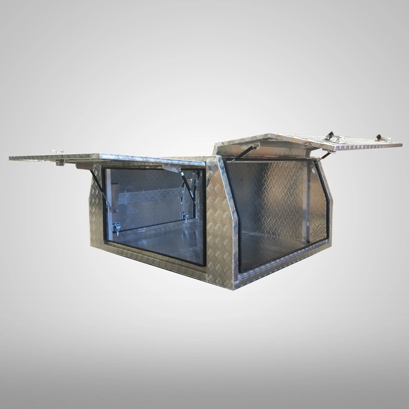 
3DOORS ALUMINIUM CANOPY TOOLBOX DUAL CAB UTE TRUCK TOOLBOX 