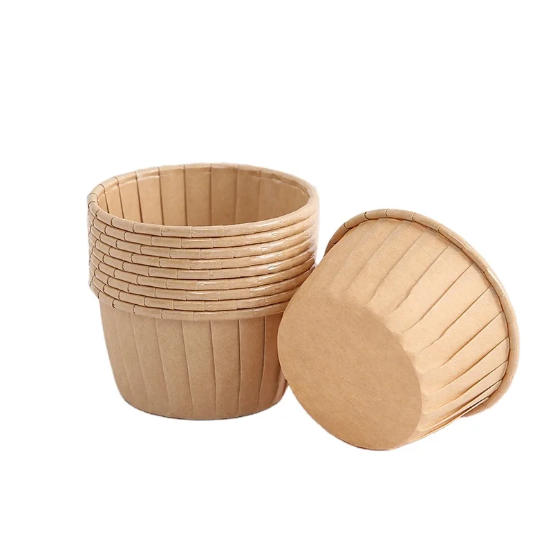 High temperature resistant white medium size cake paper Tomafin Cup Macaron custard pastry base single green cake base