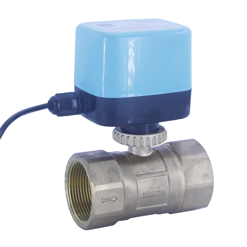 wholesale 1/2inch dn15 motorized isolating ball valve mini electric water actuated ball valve with timer