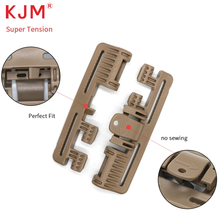 Tactical Vest Accessories Quick Release Buckle Clip Heavy Duty POM Webbing Nylon Waist Shoulder Strong Pull Adjustable Buckle