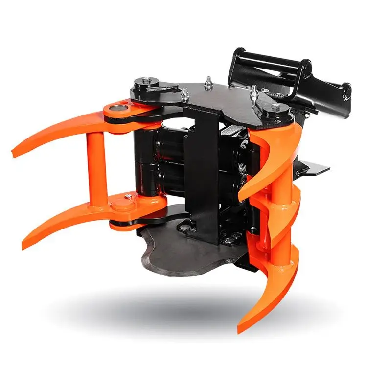 tree felling head hydraulic wood cutter tree shear cutting machine