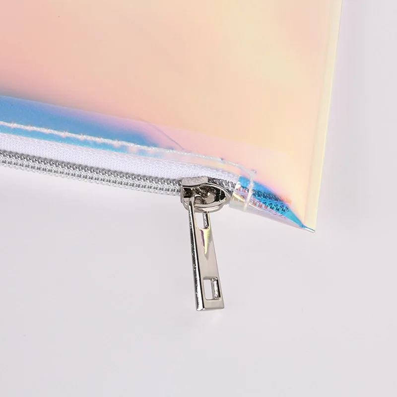 
Byleading Factory Fashion Strong Zipper Organizer Tpu Holographic Cosmetic Bag Clear Makeup 