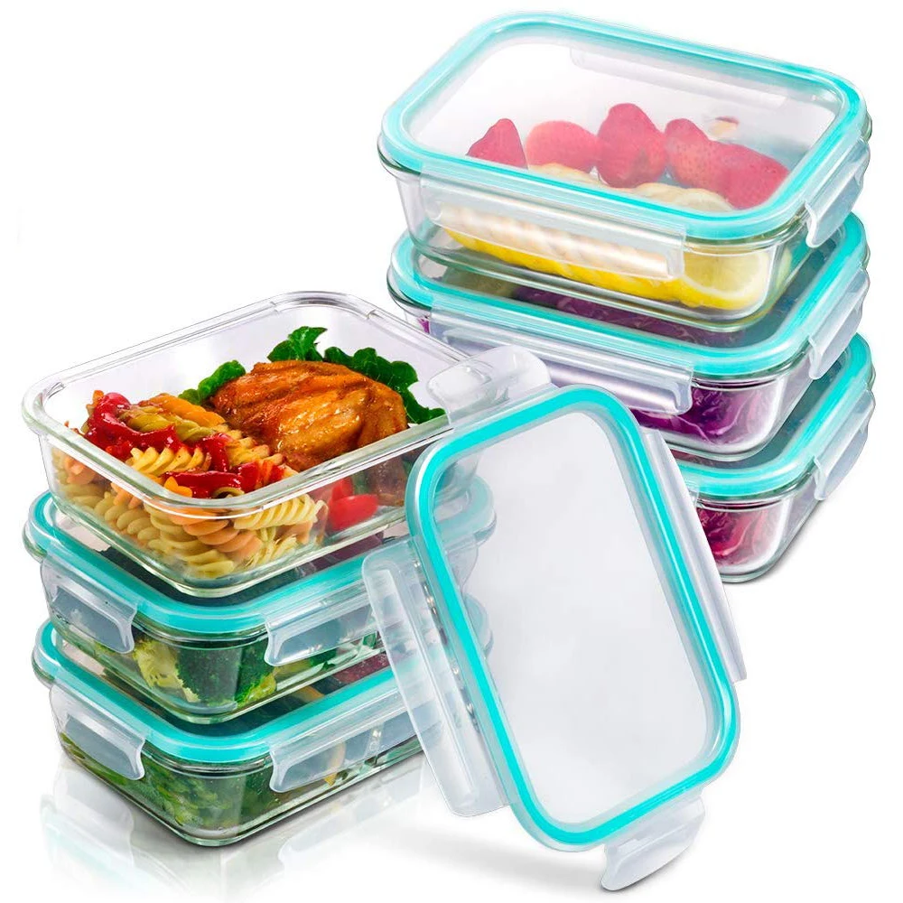 professional glass container take away food containers made in China