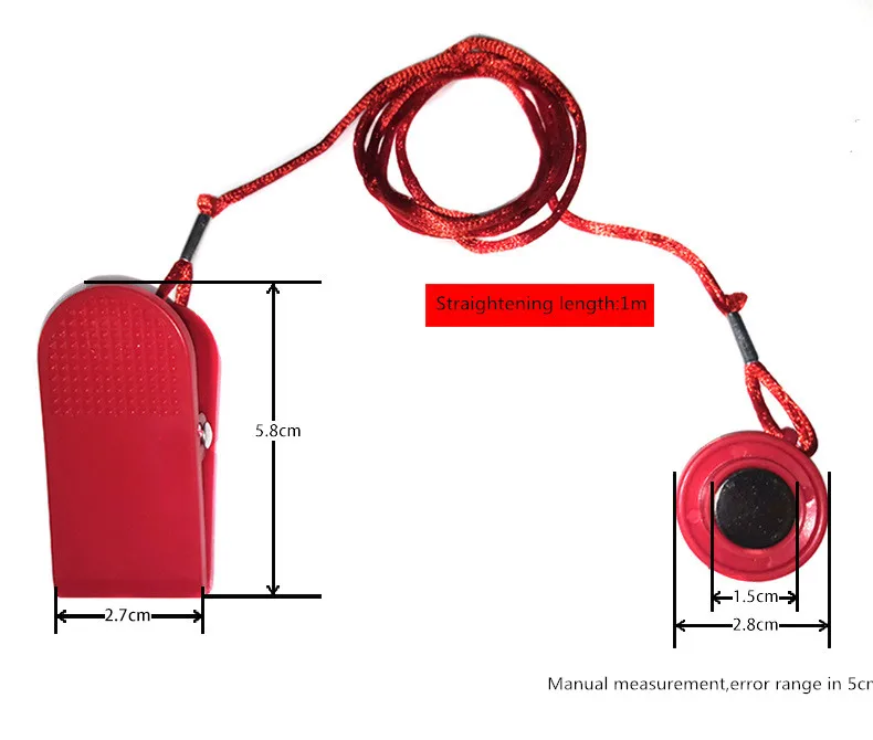 Wholesale Universal Treadmill Spare Parts Treadmills Magnet Safety Key