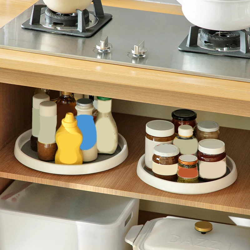 Kitchen cabinets pantry spice plastic table train lazy susan organizer revolution non skid 360 degree lazy susan turntable
