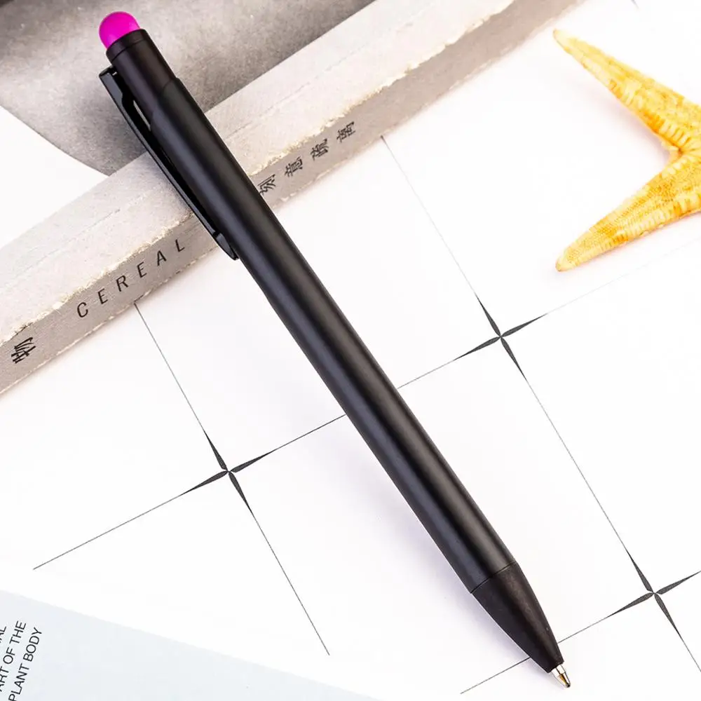 High Quality Colorful Touch Screen Pen Design Promotional Metal Logo Pen For Custom Logo Pen With Logo