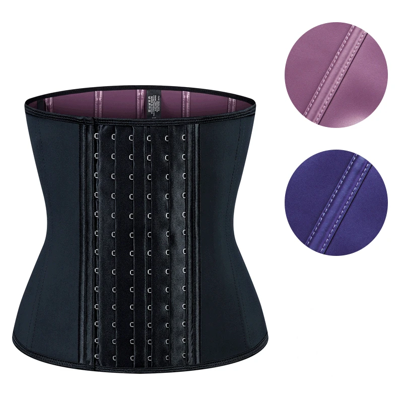 6-breasted Sweating Sports Corset Waist Tight-fitting Belly Shaping Latex Corset Waist Shaping Corset