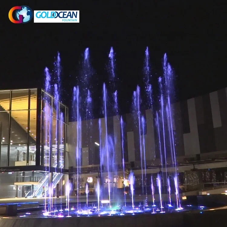 China Manufacturer Beautiful Outdoor Program Control Music Water Fountain