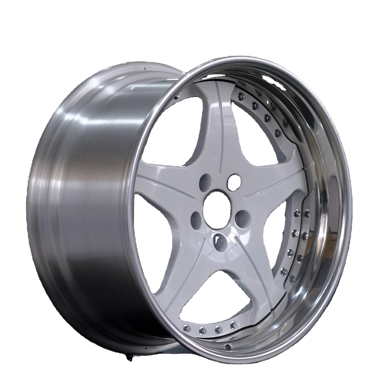 Concave Forged White 20inch 4x100 4x114.3 5X100 5X114.3 Car Alloy Wheel Rims