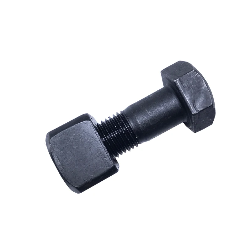 Custom size Hexagonal Track Shoe Bolt And Nut For Construction Machinery