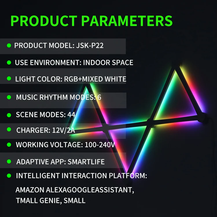 Smart Home Lights Gaming Room Decoration Light Bar DJ Party Events Stage Photo Booth Lighting