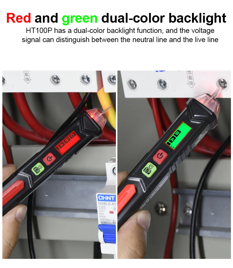 MAYILON  Ht100p Phase Non Contact Voltage Tester With Lcd Display Ac12v To 1000v Buy Phase Non Contact Detector