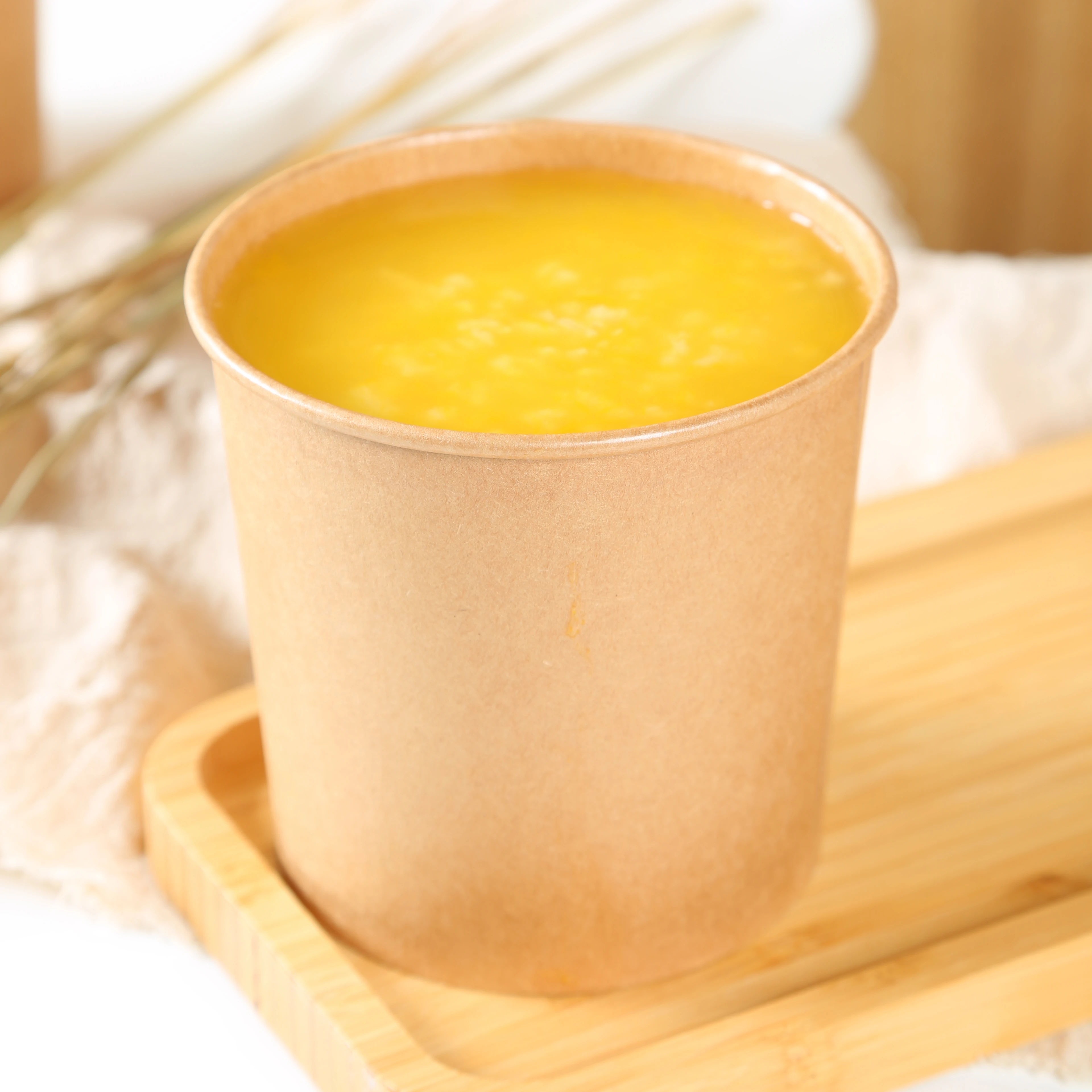 FREE SAMPLE 8 oz Ice Cream paper with Lids Freezer Containers with Lids Disposable Dessert Bowls with Lids Party Supplies