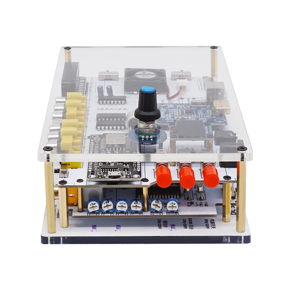 Modified GBSC Control Video Converter with Scart RGBS /YPbPr/S-video/composite AV input for retro game consoles