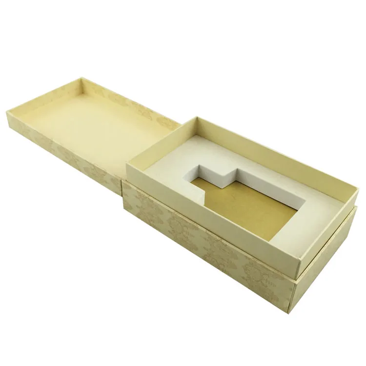 Recyclable Custom Premium Green Luxury white magnetic gift box with ribbon