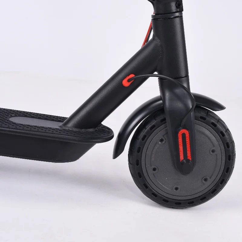 350W front motor brushless motor 36V 8.5-inch front and rear pneumatic tire foldable 2 wheel electric scooter for adults