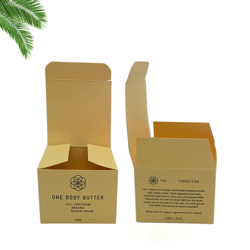 Cheap Ceramic Candle  Herb Flower Storage Glass Jar Packaging Container 2 OZ Child Resistant Jar Paper Box