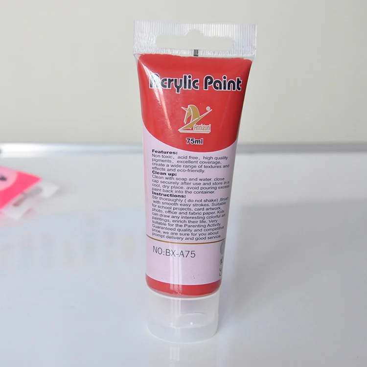 Art Acrylic Paint 100ml Non-toxic Plastic Tube Acrylic Paint For Artist & Hobby Painters