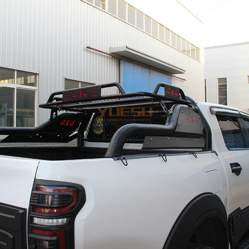 4x4 Sport Bar for Nissan Mitsubishi Pickup Trucks Rear Carbon Step Bar Accessory Offroad Hiluxs Toyotas Designed Ranger Model