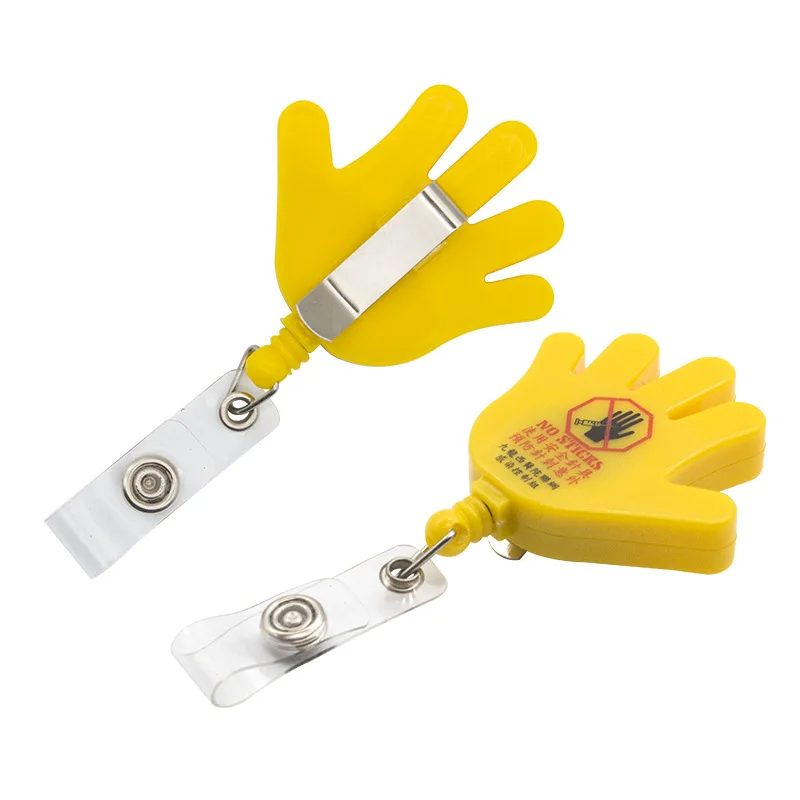 Wholesale Custom Creative Star Shaped Pull String Yoyo Nurse ID Name Tag Card Holder Retractable Badge Reel Alligator